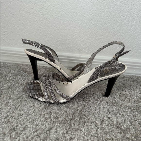 Stuart Weirtzman Snakeprint Heels size 6 - Picture 1 of 6